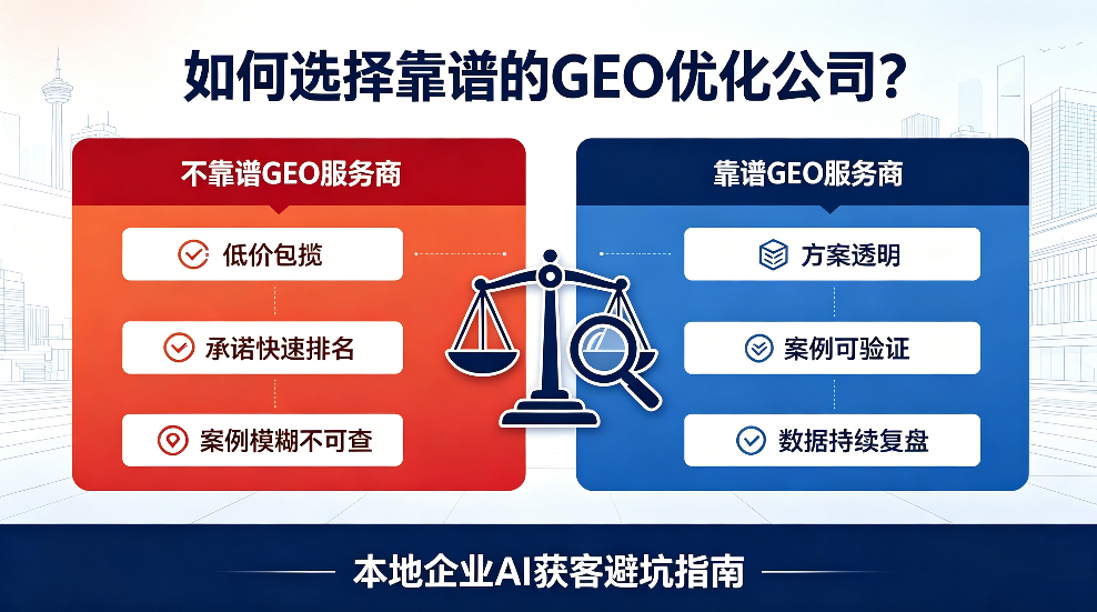 谷城如何选择靠谱的GEO优化公司？本地企业AI获客避坑指南
